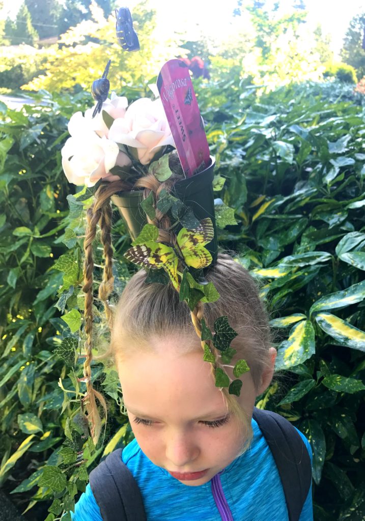 Nature Inspired Crazy Hair Day Ideas For Long Hair - Pretty Petunias